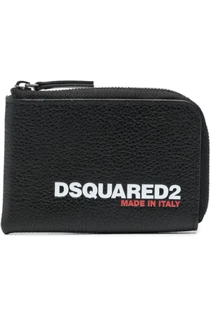 Dsquared2 Portefeuille zippé à logo imprimé