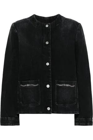 Givenchy Veste en jean à détail de chaîne