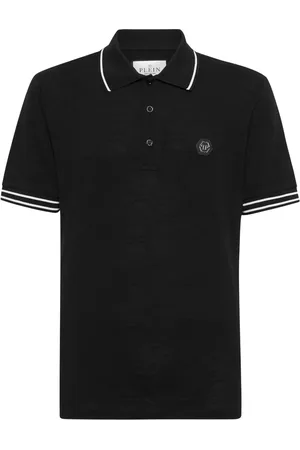 Philipp Plein Polo en coton à logo appliqué