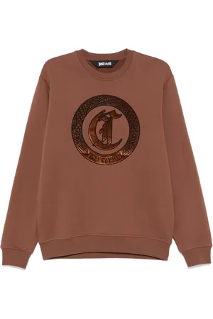 Roberto Cavalli Sweat à logo brodé