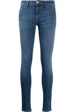 Emporio Armani Jean à logo brodé