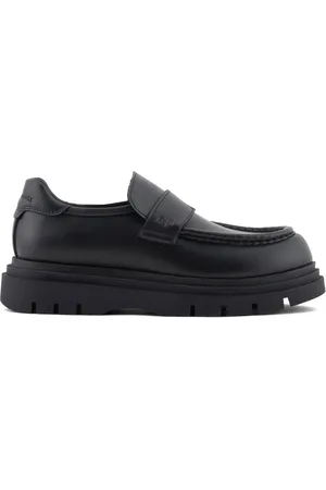 Armani Exchange Mocassins en cuir