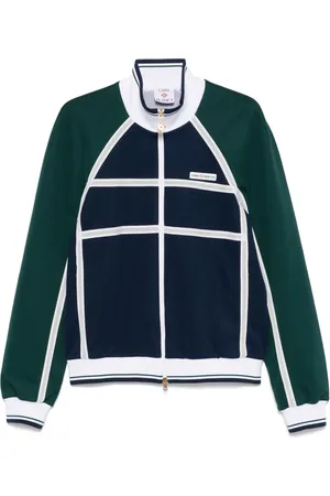 Casablanca Veste zippée à bande en mesh