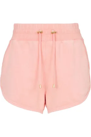 Balmain Short en coton à logo brodé