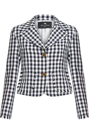 Etro Veste courte à carreaux vichy