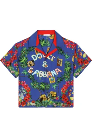 Dolce & Gabbana Chemise en coton à imprimé graphique