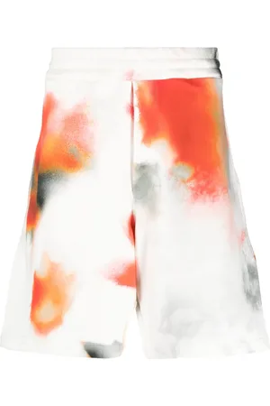 Alexander McQueen Bermuda à imprimé tie dye