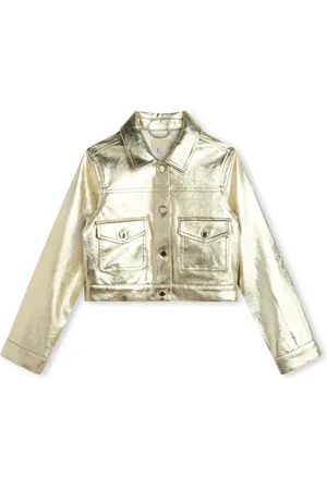 Michael Kors Veste boutonnée à effet craquelé
