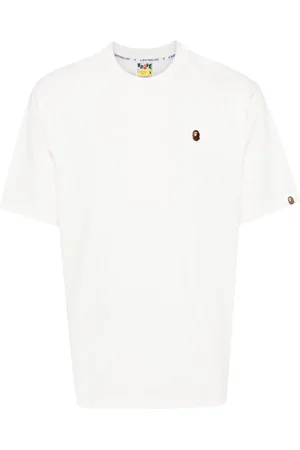 A Bathing Ape T-shirt en coton à logo appliqué