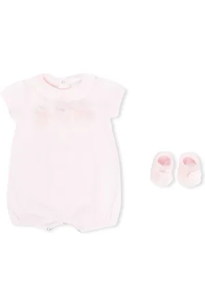 La Perla Trousseau de naissance à appliques fleurs