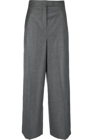 Fendi Pantalon palazzo en laine à rayures