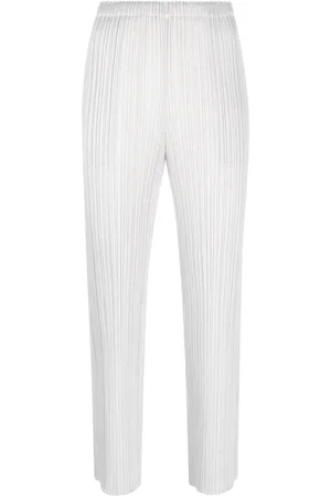 PLEATS PLEASE ISSEY MIYAKE Pantalon court à design plissé