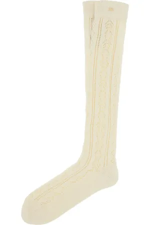 VALENTINO GARAVANI Chaussettes perforées à détail VLogo
