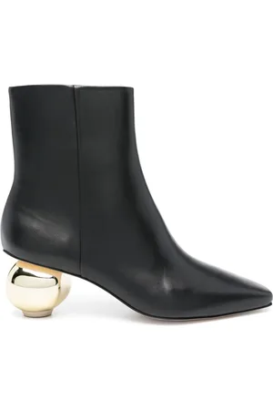 Cult Gaia Bottines Mari 50 mm en cuir