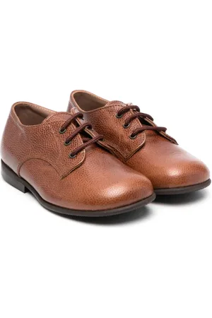 PèPè Derbies en cuir à fini grainé