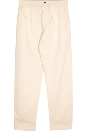 Maison Kitsuné Pantalon en coton à coupe droite