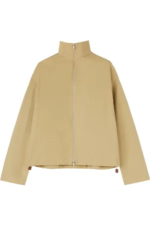 Jil Sander Veste bomber en coton à fermeture zippée