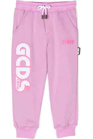 GCDS Pantalon de jogging en coton à logo imprimé