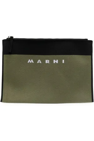 Marni Pochette à logo en jacquard