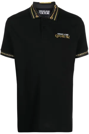 VERSACE Polo à détail de chaîne