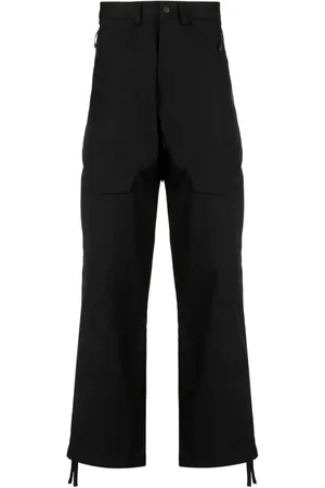Moncler Pantalon droit à patch logo