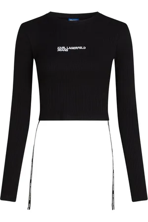 Karl Lagerfeld T-shirt nervuré à manches longues