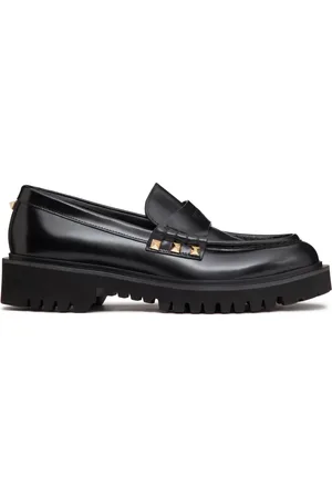 VALENTINO GARAVANI Mocassins Rockstud en cuir