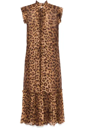 ZIMMERMANN Robe Crush Flutter à coupe mi-longue