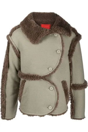 ECKHAUS LATTA Veste Sherpa à bords en polaire
