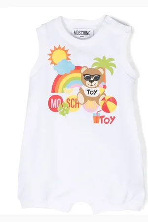 Moschino Grenouillère sans manches à logo imprimé