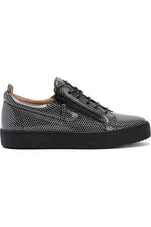 Giuseppe Zanotti Chaussures en vinyle à motif géométrique