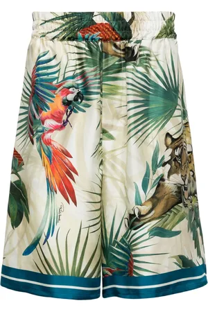 Roberto Cavalli Short à imprimé jungle