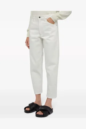 Jil Sander Jean droit à coupe courte