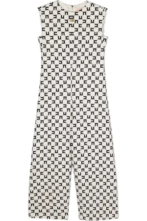 Elisabetta Franchi Combinaison à motif monogrammé