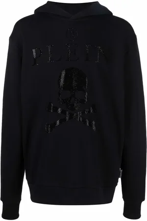 Philipp Plein Hoodie Crystal Skull