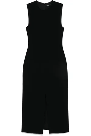 THEORY Robe en crêpe à fente