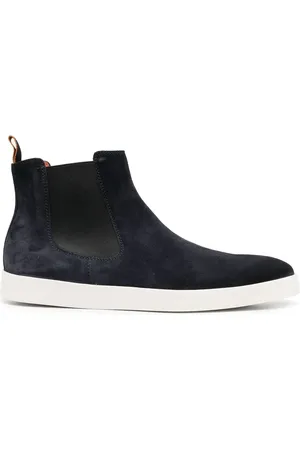 santoni Bottines chelsea en cuir