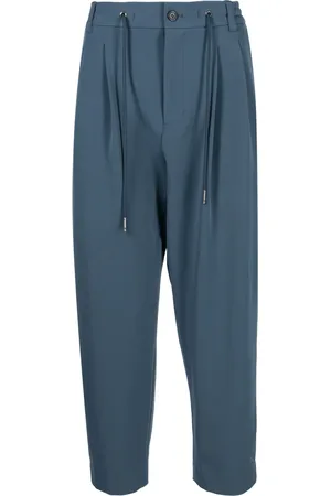 SONGZIO Pantalon plissé à lien de resserrage