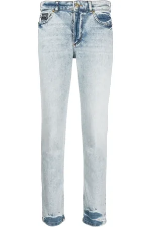 VERSACE Jean droit à taille basse