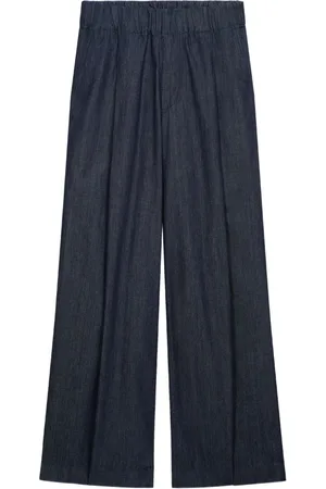 DRIES VAN NOTEN Jean ample à design plissé