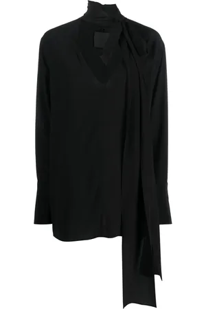 Givenchy Blouse en soie à col lavallière