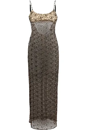 The Attico Robe longue à motif brodé