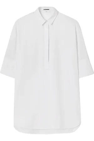 Jil Sander Chemise en coton Friday à manches bouffantes