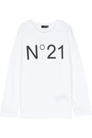 Nº21 T-shirt à logo imprimé
