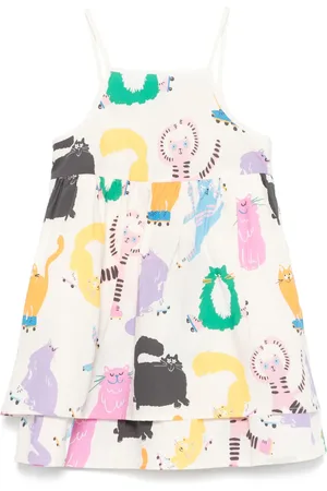 Stella McCartney Robe à imprimé graphique