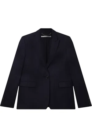 Stella McCartney Blazer en flanelle à simple boutonnage