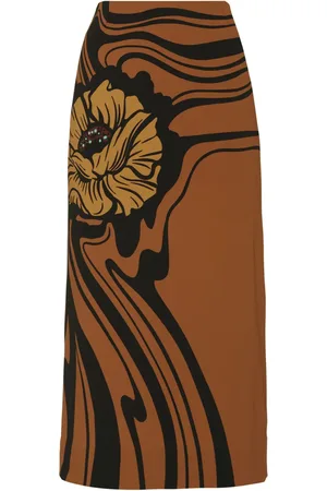 La DoubleJ Jupe crayon à fleurs