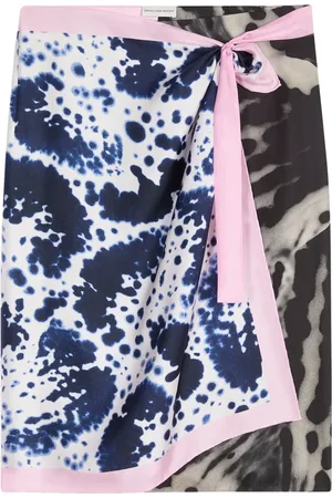 DRIES VAN NOTEN Jupe longue à taille nouée
