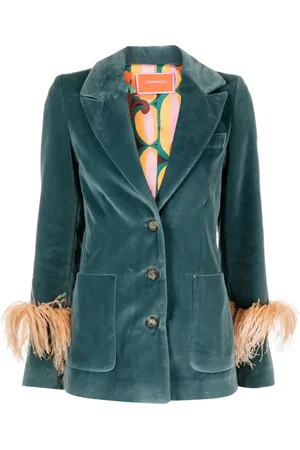 La DoubleJ Blazer Keaton à détails de plumes