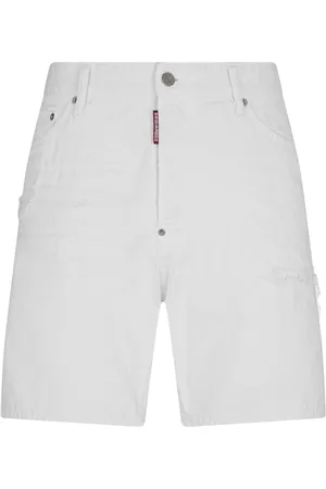 Dsquared2 Short à logo White Bull